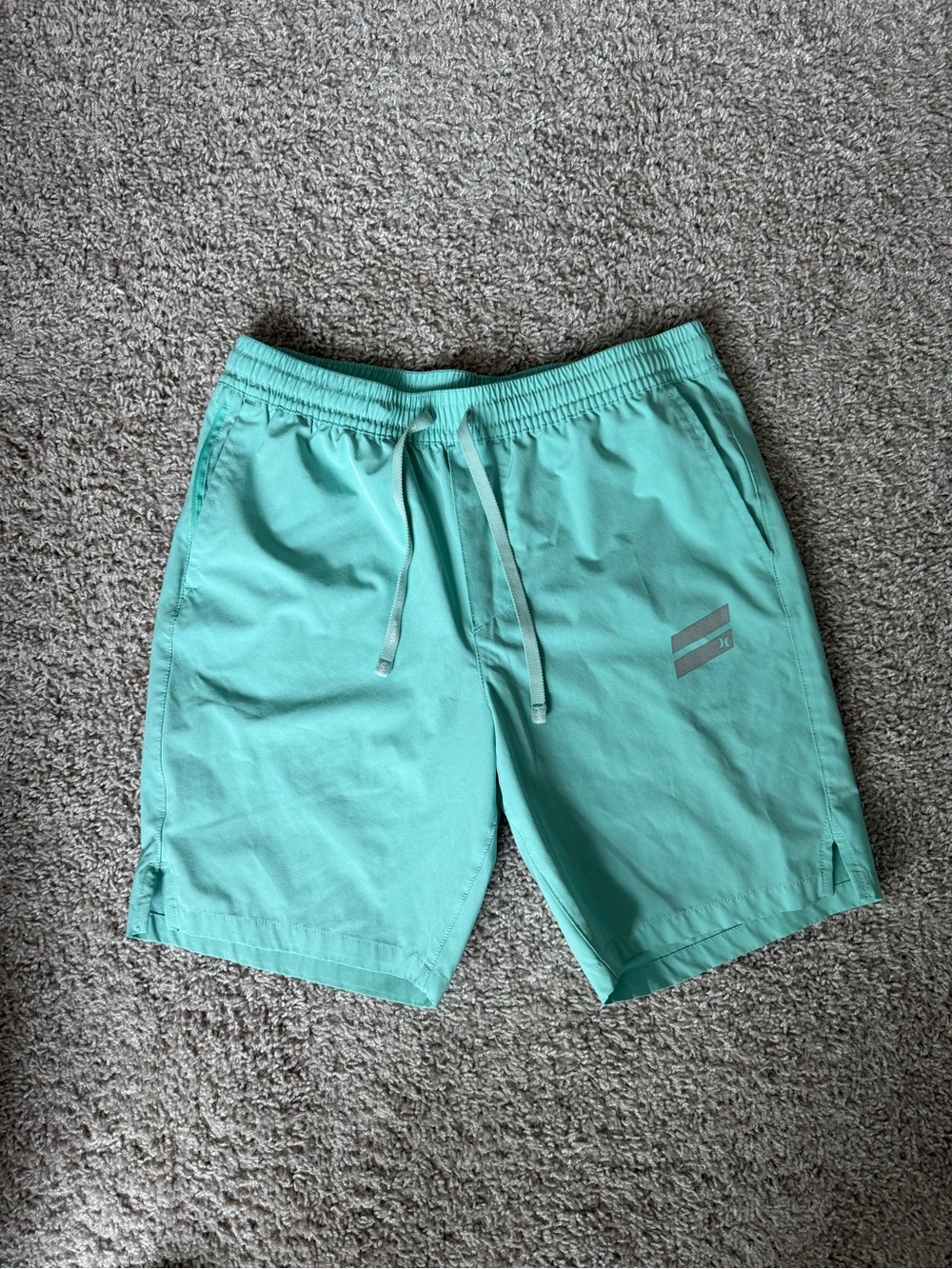 Hurley Men’s Light Teal Gym Shorts